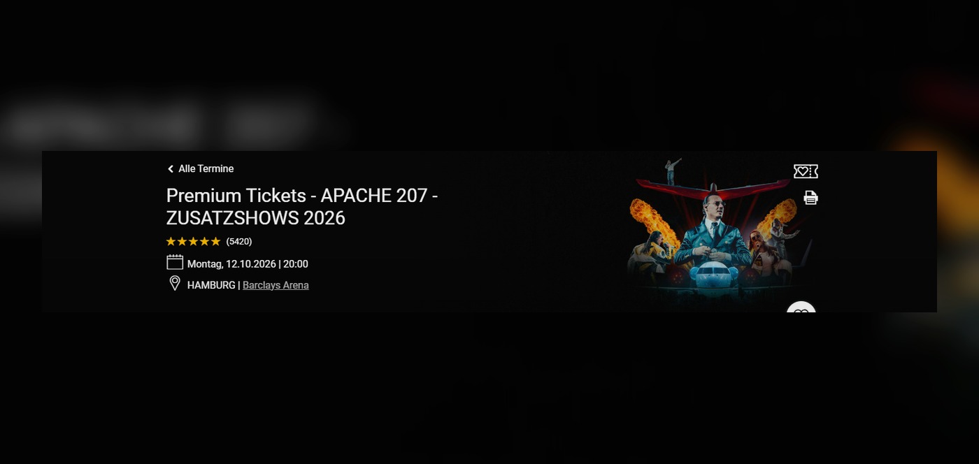 Apache 207 - Hamburg als Centum Aktion